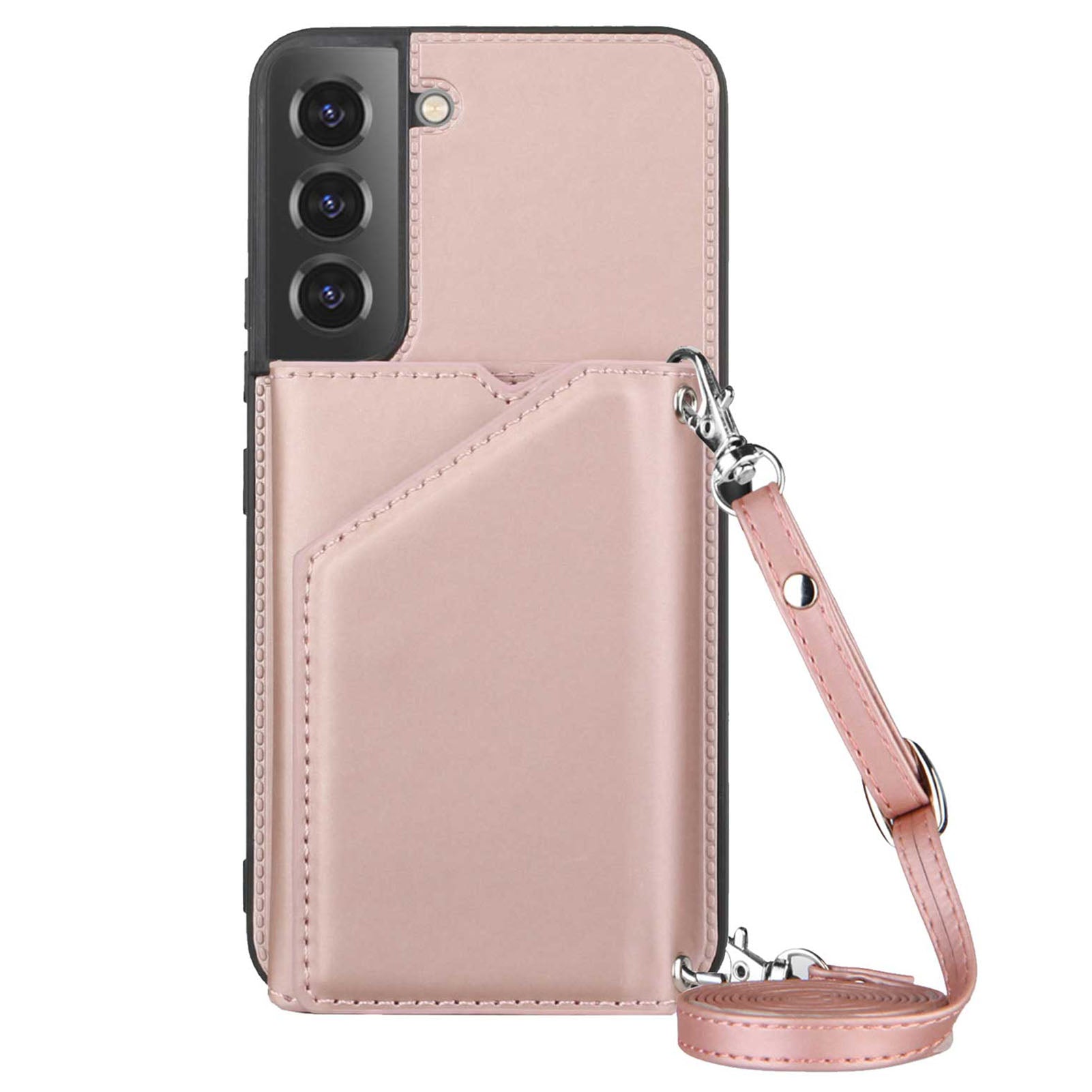 YB-1 Series Kortholder Telefon Cover til Samsung Galaxy S23 Kickstand Skin-touch PU Læder Telefon Case Skuldertaske YB-1 Series Kortholder Telefon Cover til Samsung Galaxy S23 Kickstand Skin-touch PU Læder Telefon Case Skuldertaske